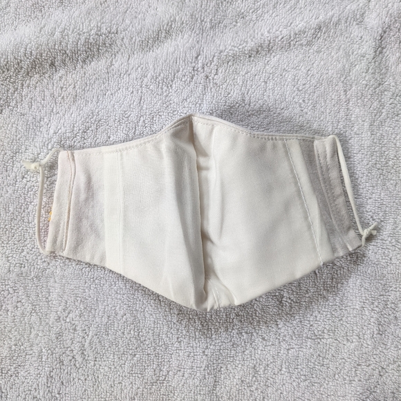 Handmade pocket filter embroidered face mask - Picture 3 of 4